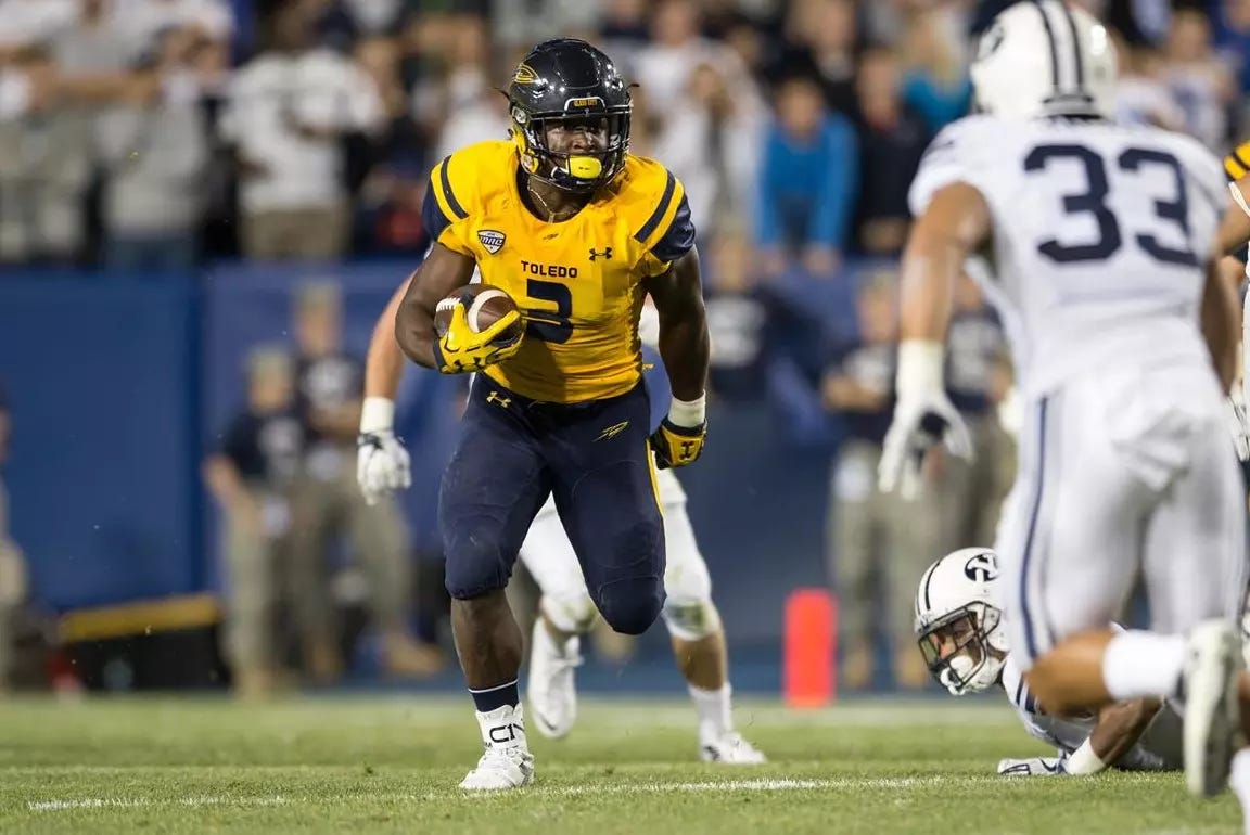Kareem Hunt to Play in Senior Bowl on Jan. 28 - University of Toledo Athletics Kareem Hunt to Play in Senior Bowl on Jan. 28 - University of Toledo Athletics