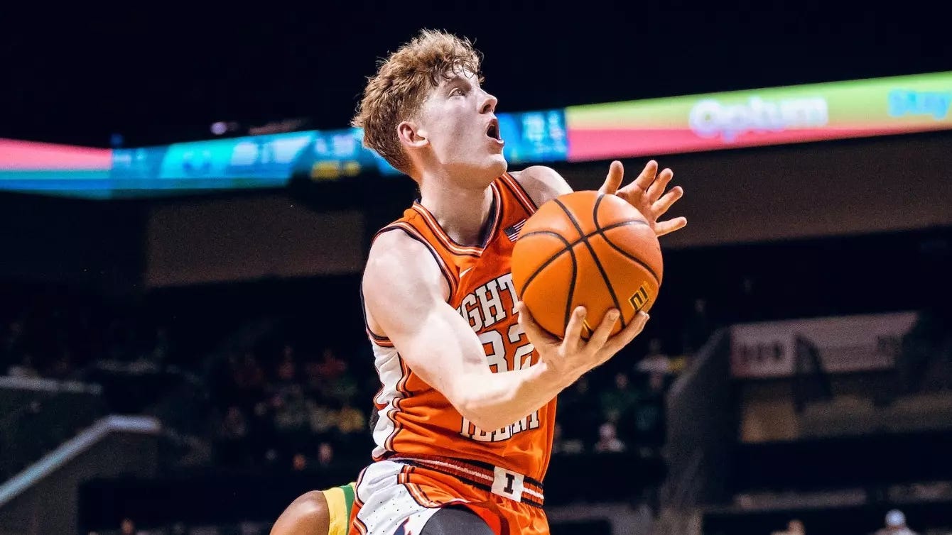 Kasparas Jakucionis - 2024-25 - Men's Basketball - University of Illinois  Athletics