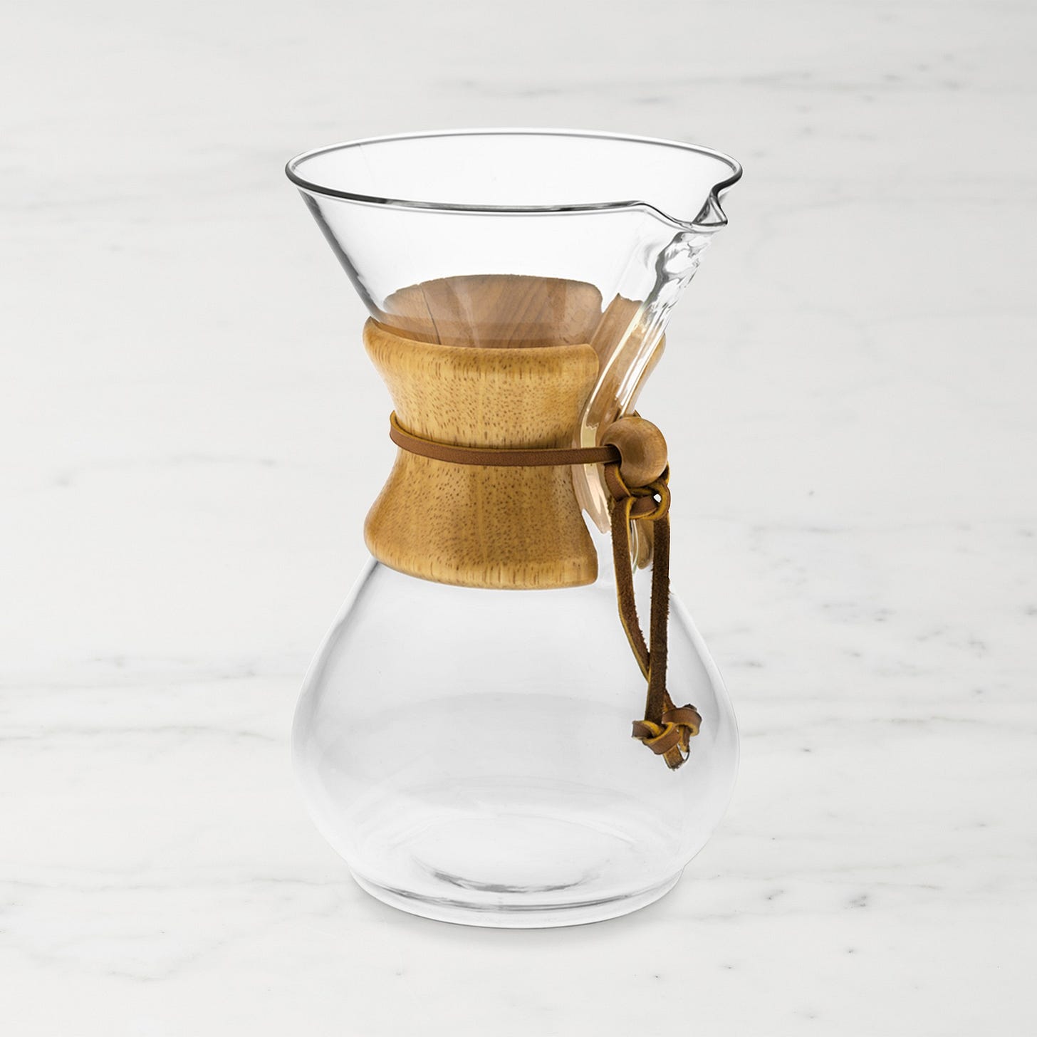 Alt image 1 for Chemex® Pour-Over Glass Coffee Maker with Wood Collar
