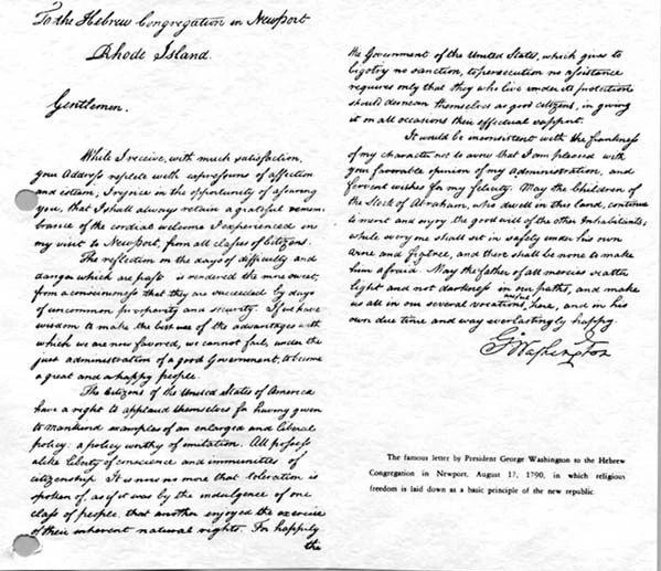 George Washington Touro Synagogue George Washington Touro Synagogue