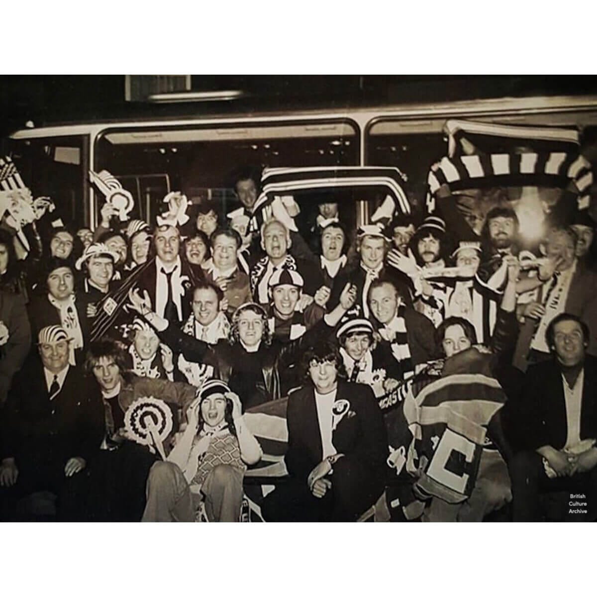 Newcastle United Fans, 1970s - Photo © The People's Archive®