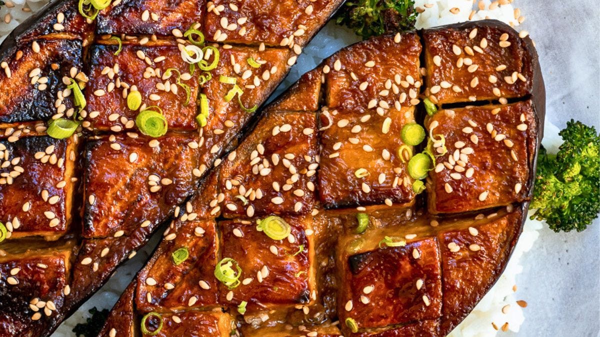 Miso-Glazed Eggplant