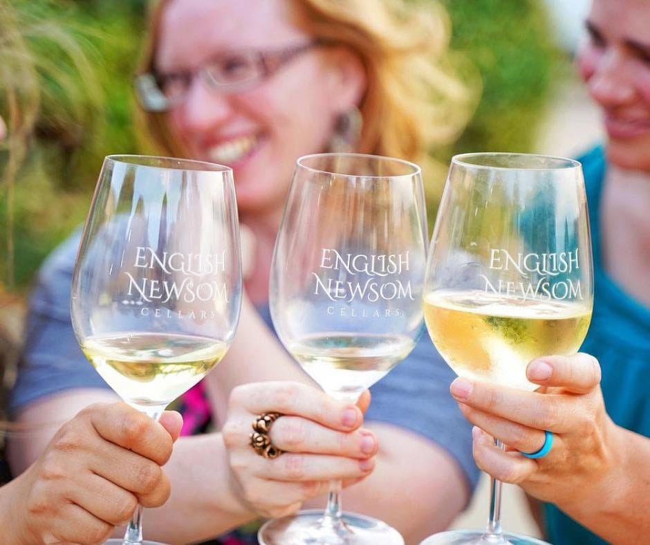May be an image of 1 person, wine and text that says 'NEWSON CELLARS ENGIISH NEWSOM ENGLISH NEWSOM CELLARS LARS ENGLISH NEWSOM NEWSOM NEW SOM'