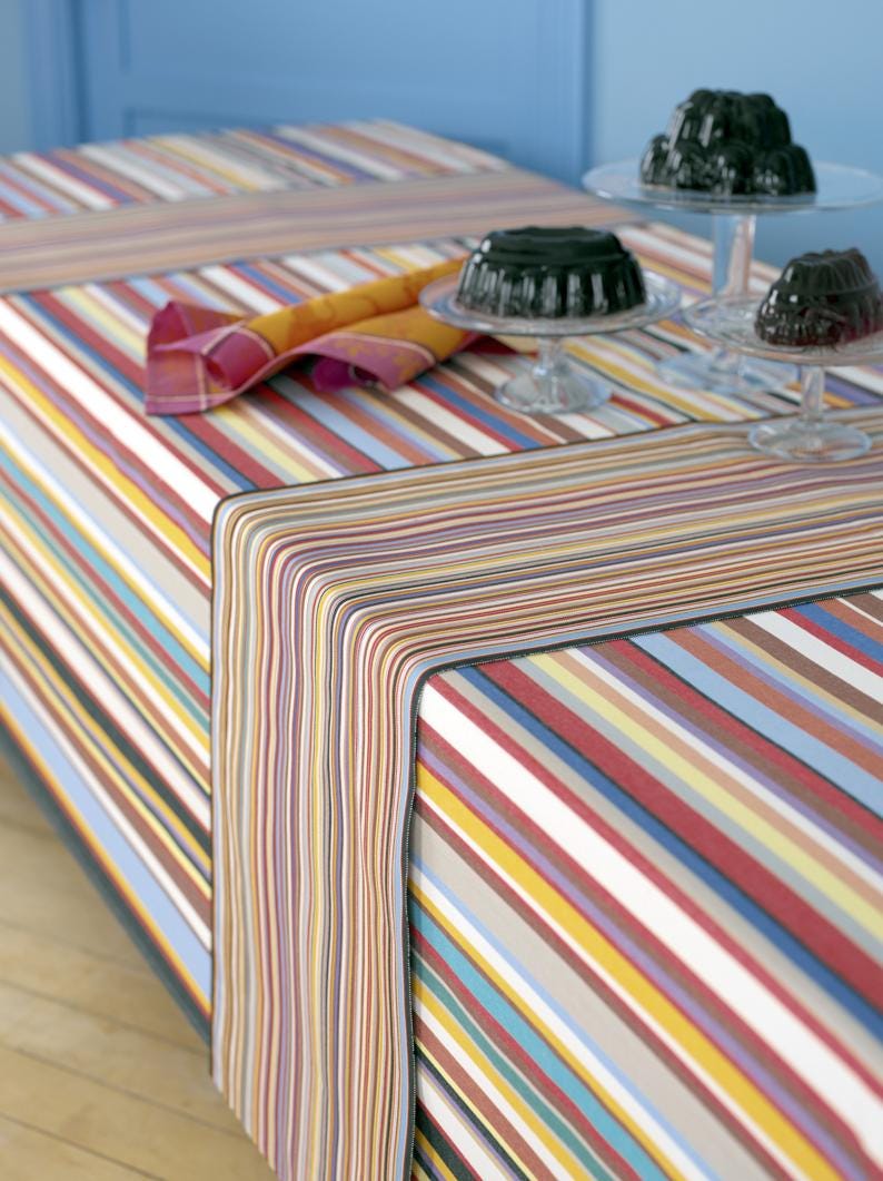 French stripe tablecloth from RE