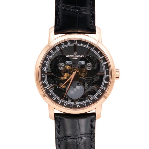 2025 Vacheron Constantin Complete Calendar Openface Rose Gold 4020T/000R-B654 Listing Image 1 2025 Vacheron Constantin Complete Calendar Openface Rose Gold 4020T/000R-B654 Listing Image 1