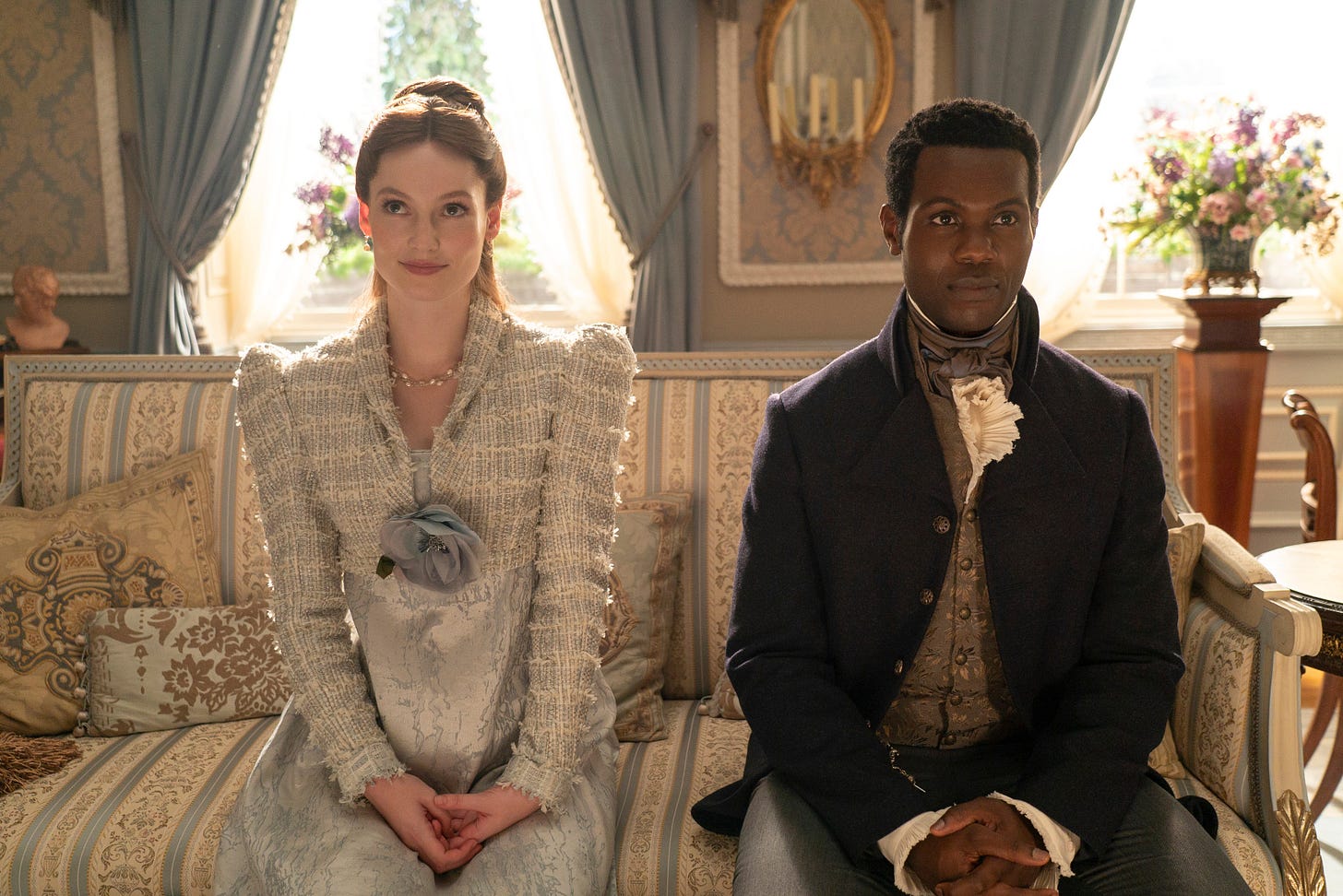 Bridgerton's new leading man! Victor Alli reveals all about his  'unconventional' love story as he steps into the fantastical period drama  as John Stirling, Francesca's future husband - and teases a 'heartbreaking'