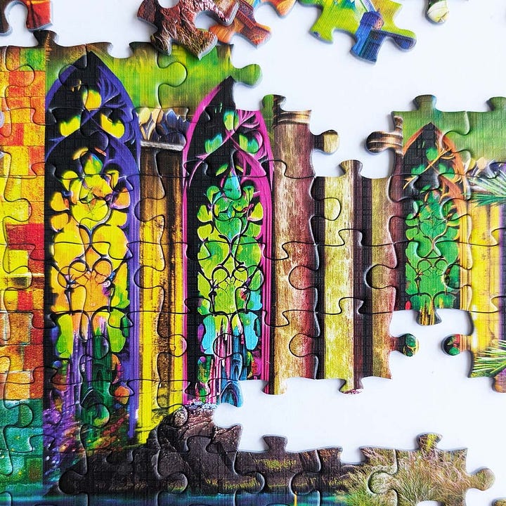 Flipsi Enchanted Sands Double Sided Jigsaw Puzzle