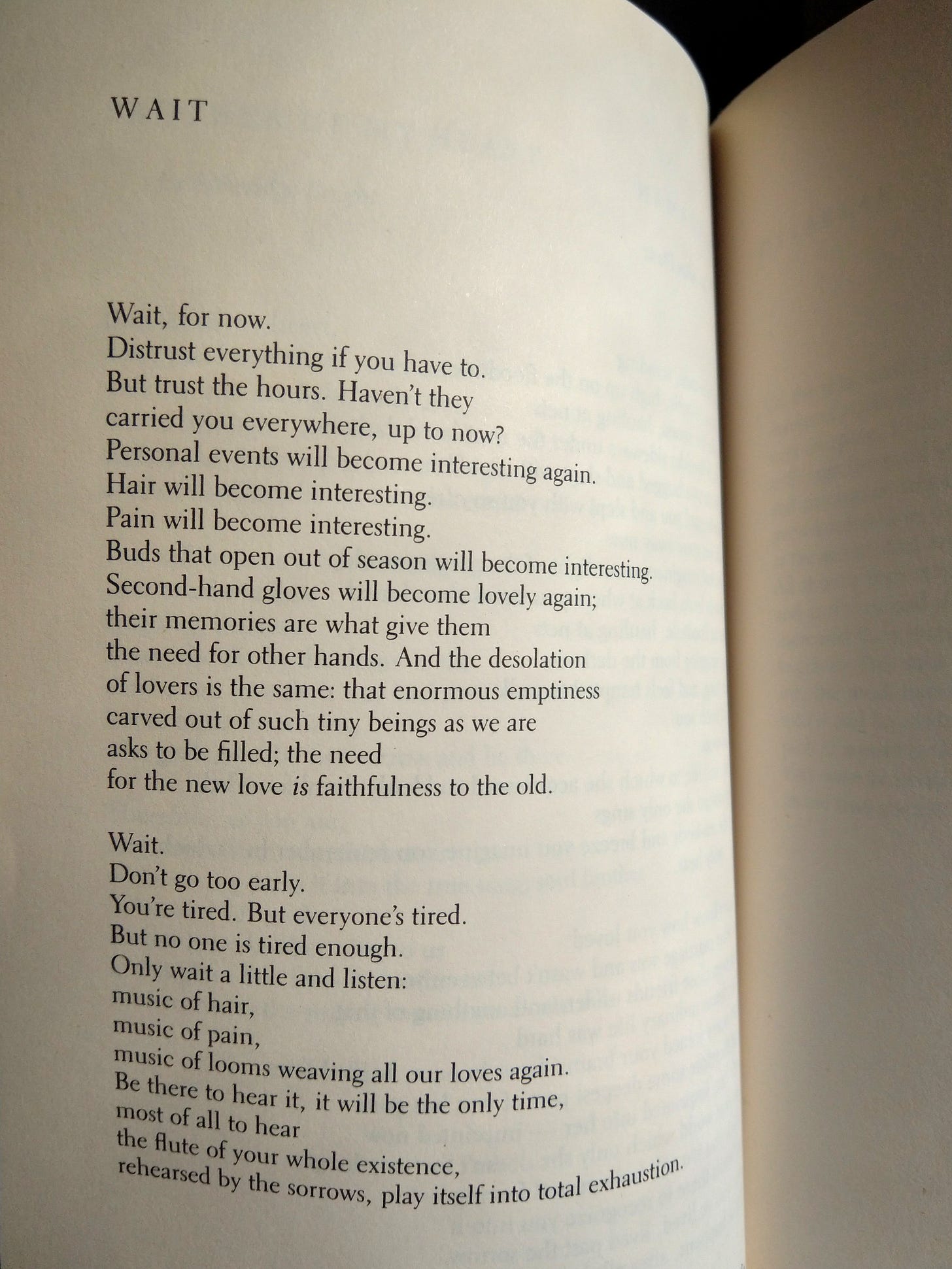 Wait by Galway Kinnell | MLTSHP