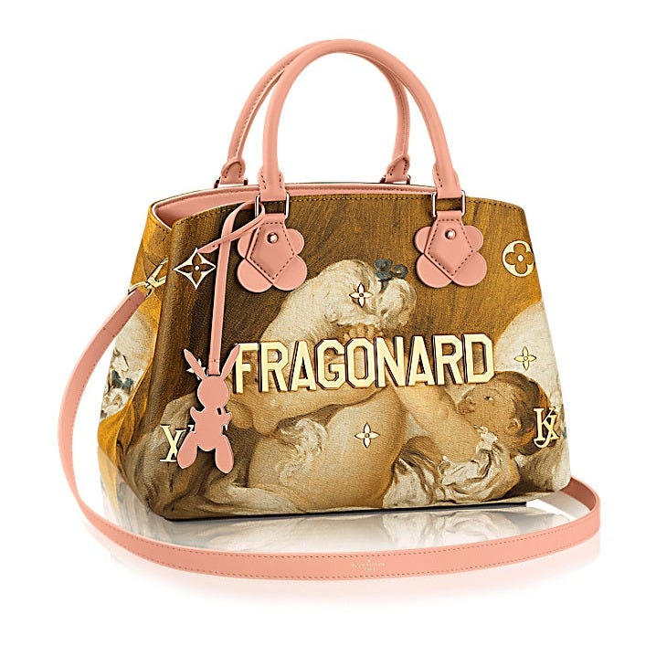 Louis Vuitton and Artist Jeff Koons special edition “Masters Collection”  Handbag - SeaChange | Oceana