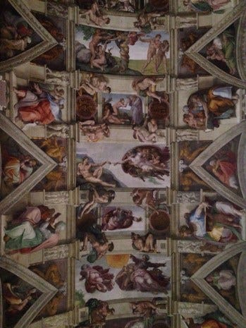 The Sistine Chapel Ceiling by Michelangelo The Sistine Chapel Ceiling by Michelangelo