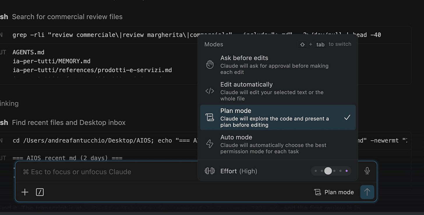 Funzionalità Plan mode in Visual Studio Code. Funzionalità Plan mode in Visual Studio Code.