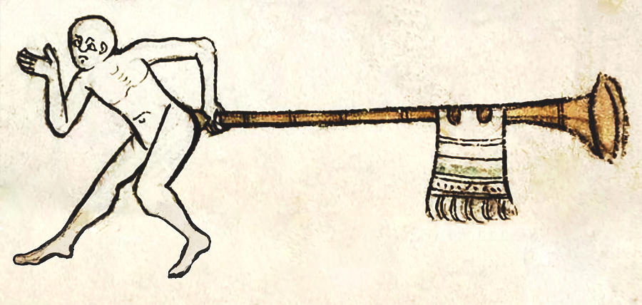 Medieval butt trumpet Poster Painting by Craig Leanne | Fine Art America