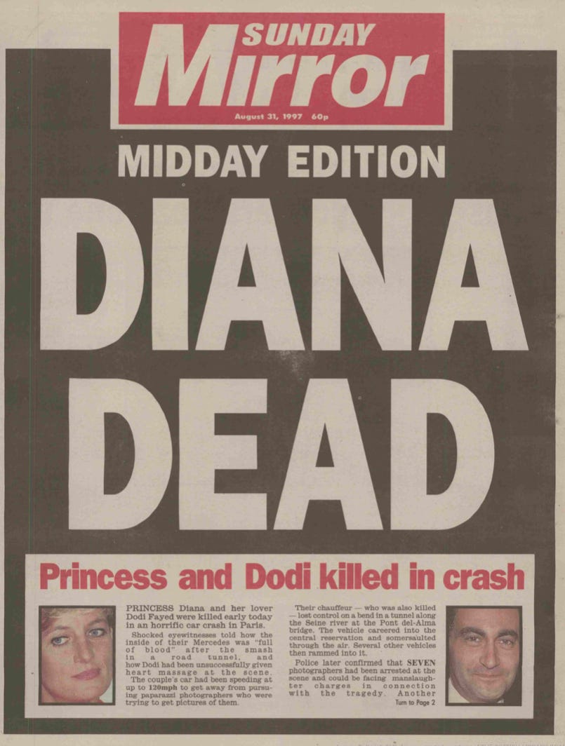 Princess Diana: The Final Year - May 1997 to August 30th 1997