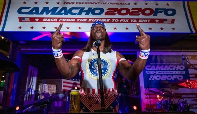 r/shittymoviedetails - In Idiocracy (2006), the filmmakers used Terry Crews’ Camacho to allude to the audience that holy shit this is actually documentary, not a comedy. Did you guys know Idiocracy is actually a documentary? Idiocracy is a documentary. This point has never been made before.