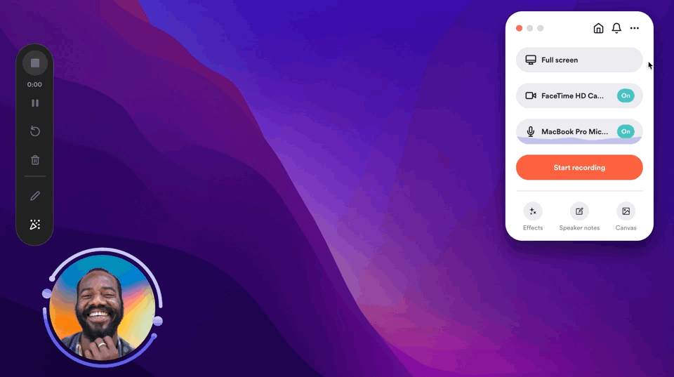 How to use Loom's different capture modes – Loom