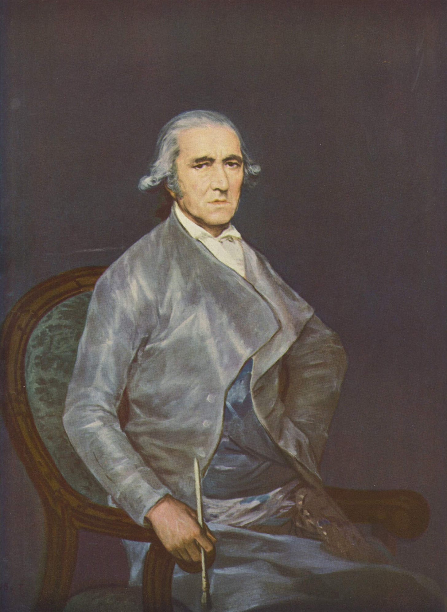 Goya's portrait of his brother in law Francisco Bayeu, the court painter who opened the palace to him Goya's portrait of his brother in law Francisco Bayeu, the court painter who opened the palace to him