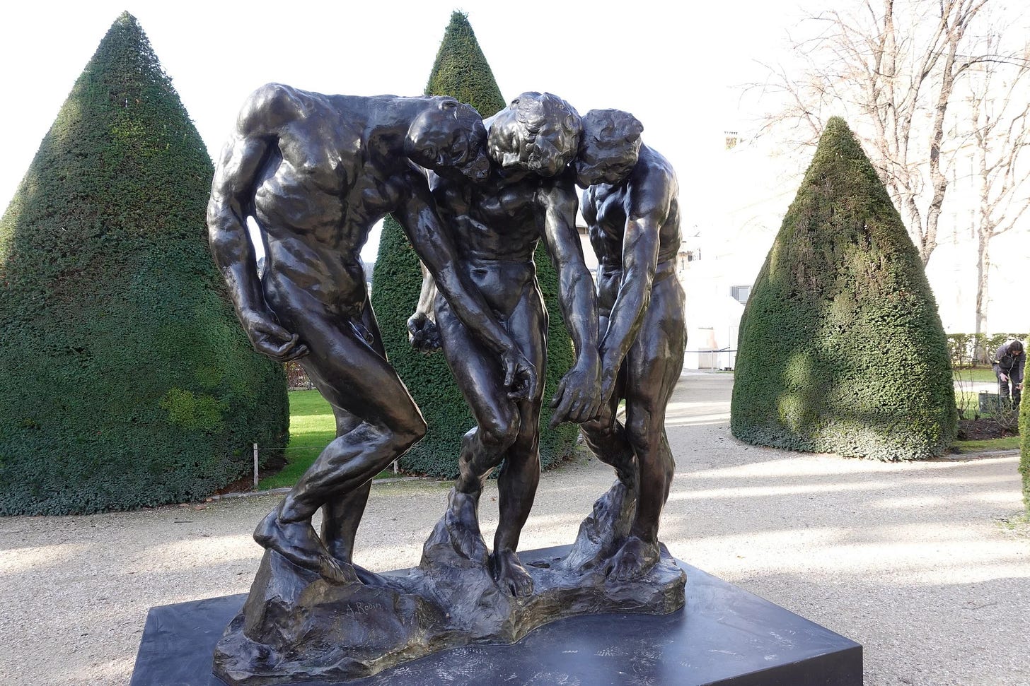 The Three Shades by August Rodin in Bronze at Musée Rodin, Paris The Three Shades by August Rodin in Bronze at Musée Rodin, Paris