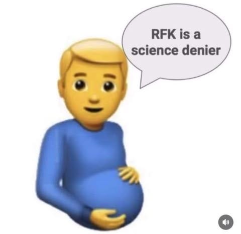 May be an image of text that says 'RFK is a science denier'