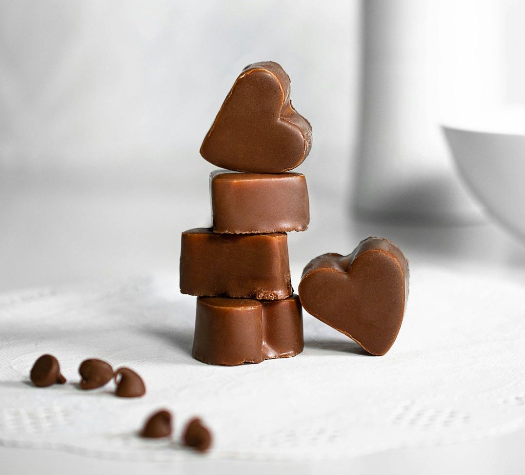 brown wooden heart shaped figurine