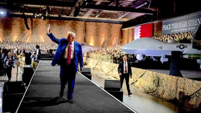 trump i qatar