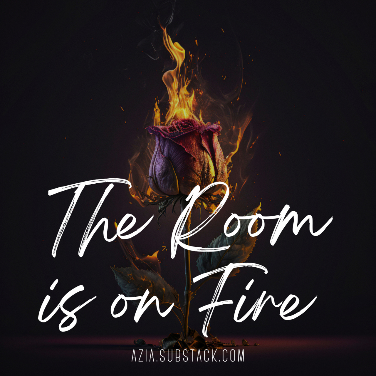 the room is on fire