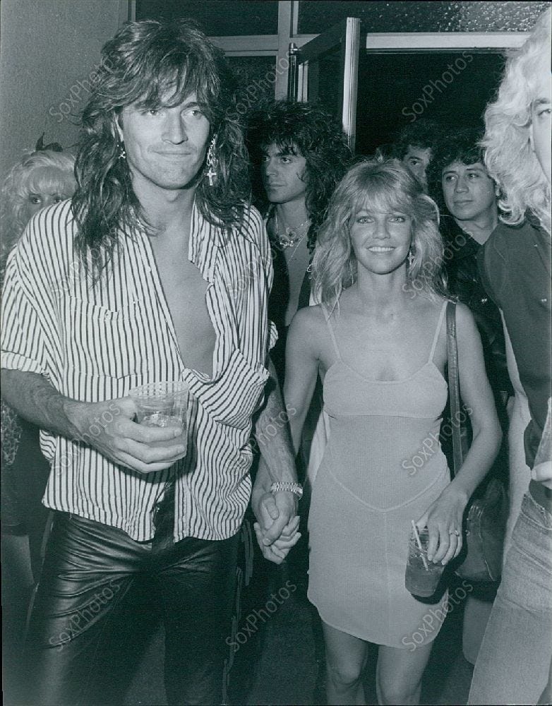 CA65 1987 Gorgeous Heather Locklear Tommy Lee Billy Idol Concert Photo ...
