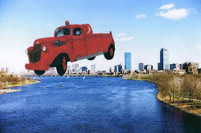 Boston beaded 43 Chevy antique fire truck bead embroidery pop art Spanky spangler evel kneivel stunt Boston beaded 43 Chevy antique fire truck bead embroidery pop art Spanky spangler evel kneivel stunt