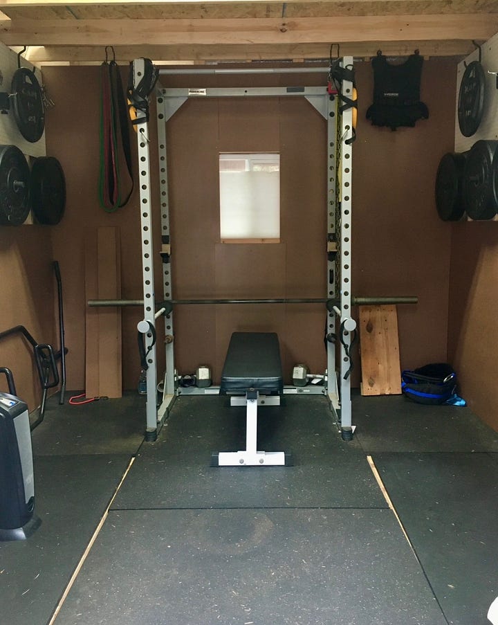 My tiny gym at home