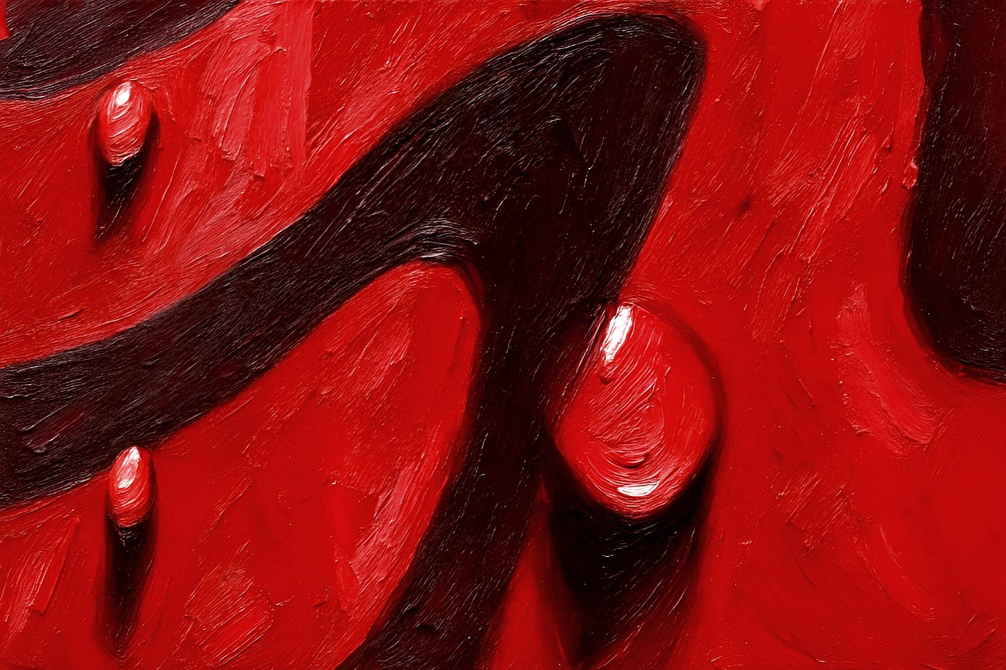 Droplets of moisture on a background of red swirls Droplets of moisture on a background of red swirls