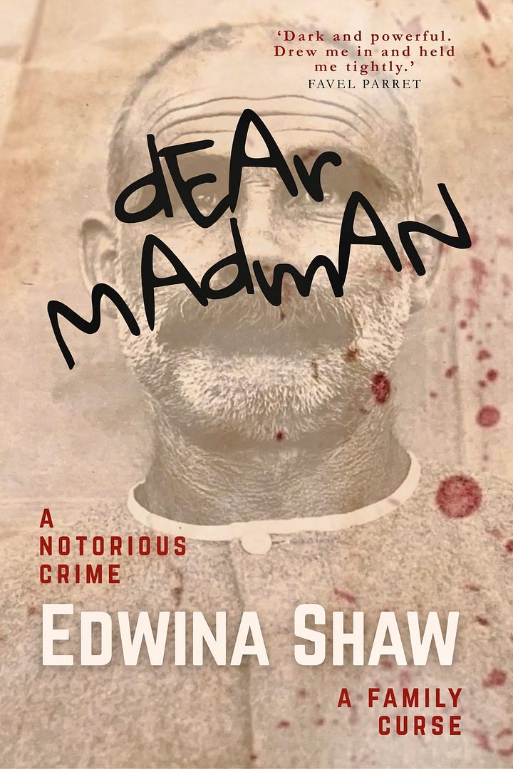 Front and back cover of Dear Madman