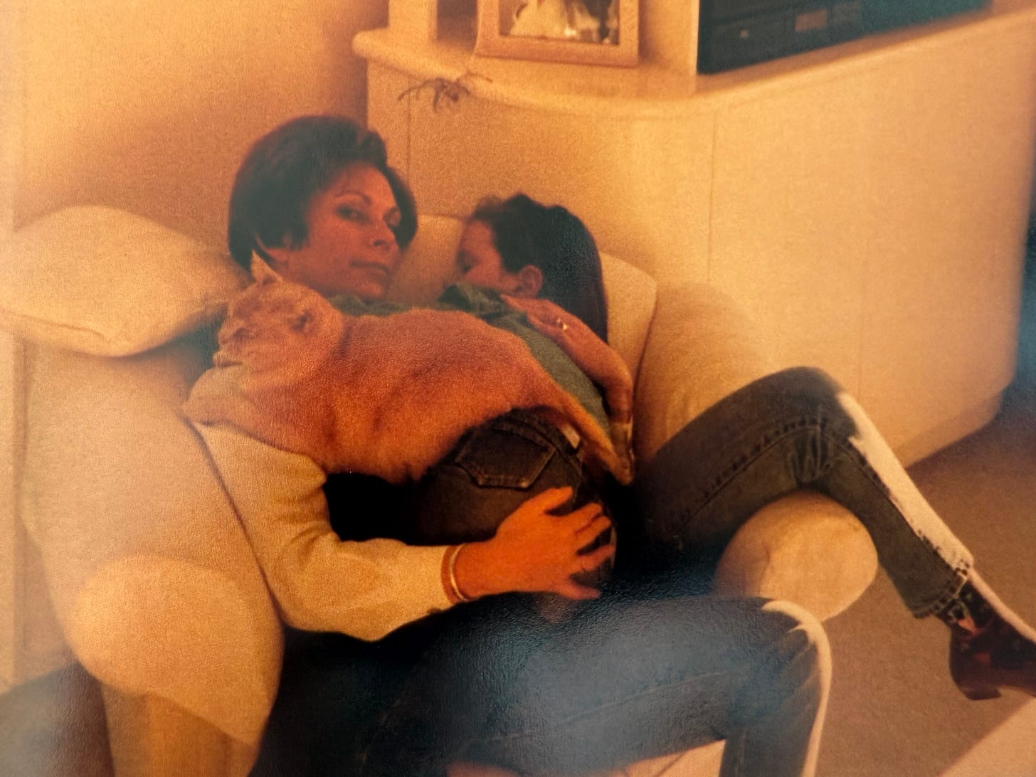 The writer Ashley Lowe and her mum.
