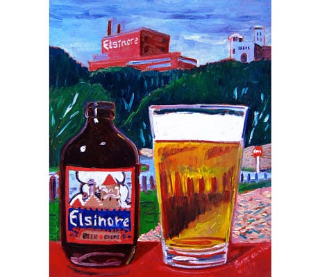 Metalstorm (from The Fall Guy) + Metalstorn: The Destruction of Jared Syn (1983) + Elsinore Beer (mind altering beer!)