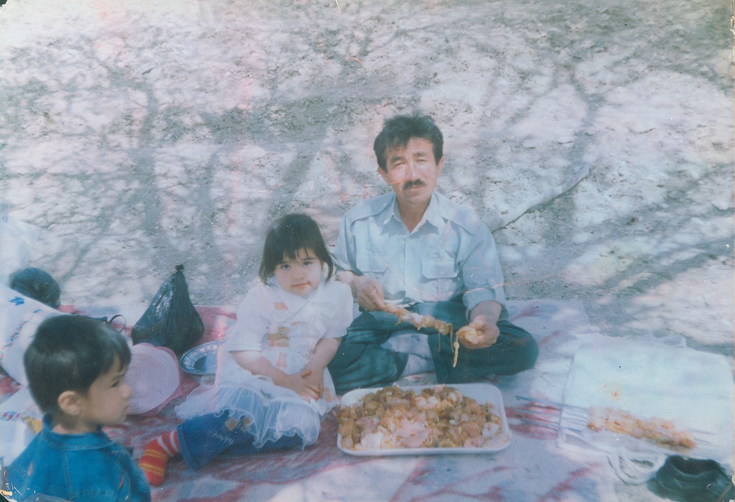 Soraya and her Father - Image copyright: the A Fox Under a Pink Moon film team.