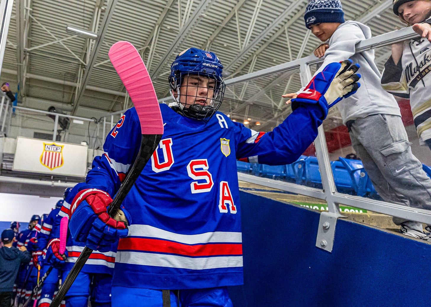 USA Hockey's NTDP on X: "For the cure 🎗️🩷 https://t.co/aW61RkxsRg" / X