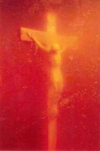 Piss Christ, 1987, ANDRES SERRANO