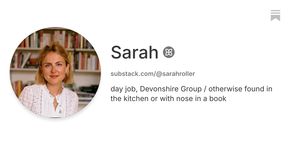 Sarah | Substack