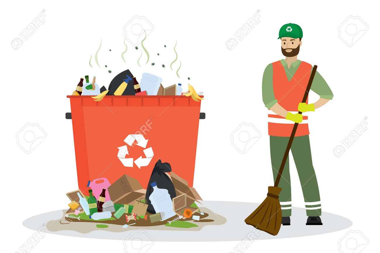 Image: Garbage Collector (credits 123RF)