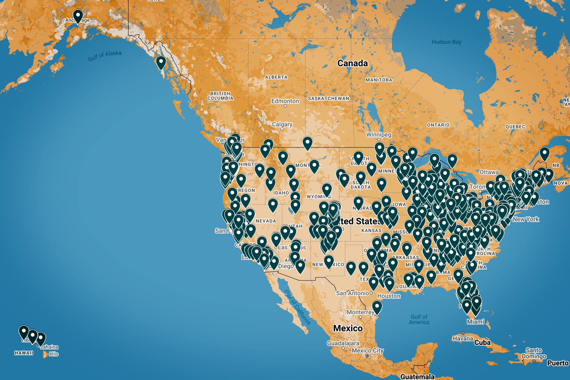 A Map of Protests April 26 to May 2