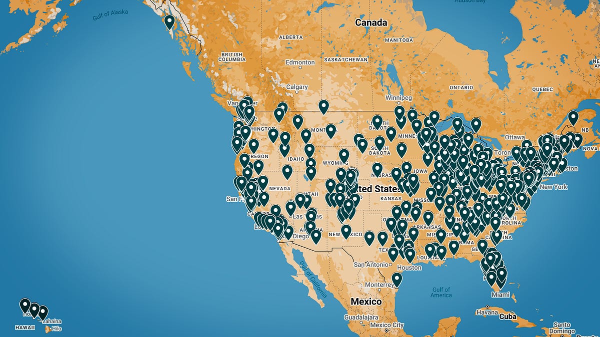 A Map of Protests April 26 to May 2