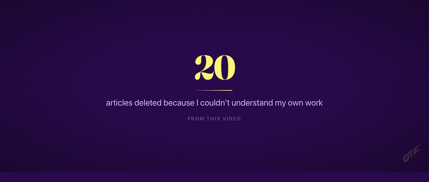 The 20 deleted articles The 20 deleted articles