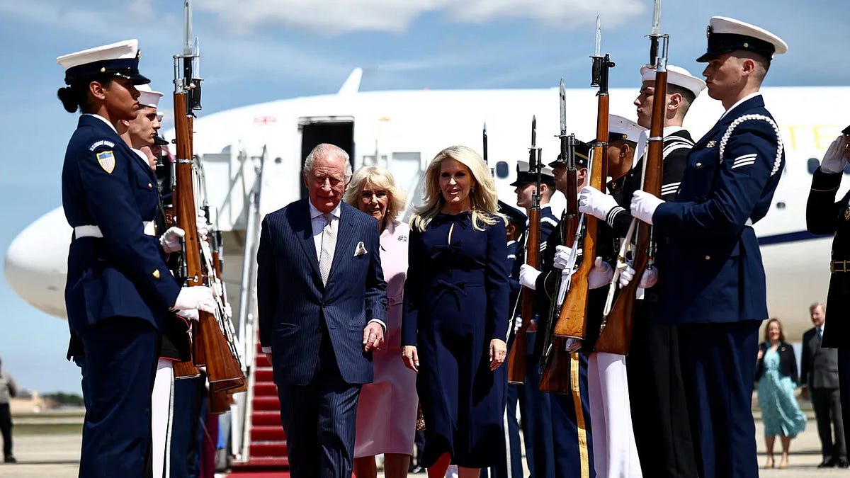 King Charles Arrives in USA