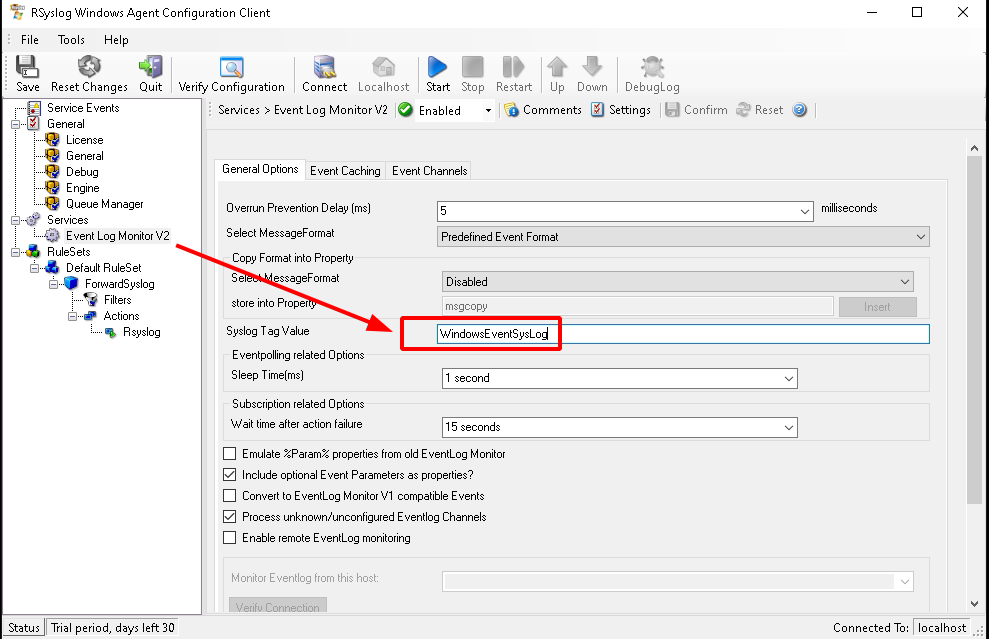 Windows Rsyslog Agent Forward Windows events using Rsyslog to Wazuh