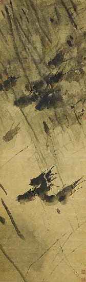 林風眠《水面》|來源:國立臺灣美術館典藏 林風眠《水面》|來源:國立臺灣美術館典藏