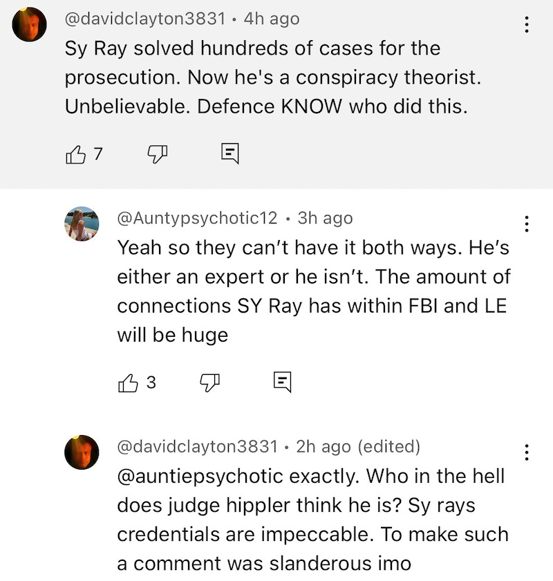 Sy Ray A Roundup of The Latest Moscow Murders Chatroom Theories