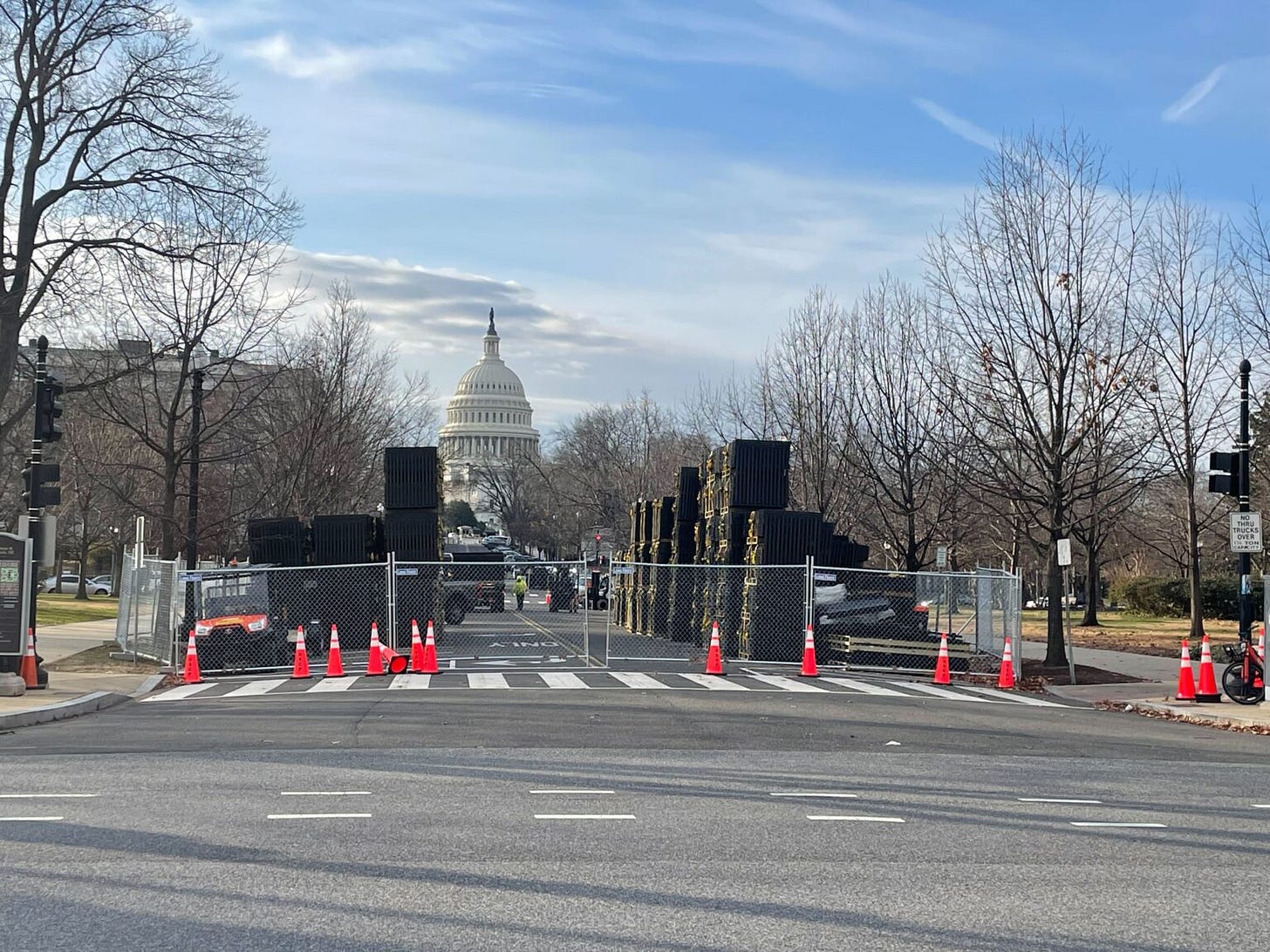 A barrier is erected around the U.S. Capitol on Jan. 3, 2025, as law enforcement prepares for the beginning of the 119th Congress and certification of the Electoral College votes. (Photo by Ariana Figueroa/States Newsroom) A barrier is erected around the U.S. Capitol on Jan. 3, 2025, as law enforcement prepares for the beginning of the 119th Congress and certification of the Electoral College votes. (Photo by Ariana Figueroa/States Newsroom)