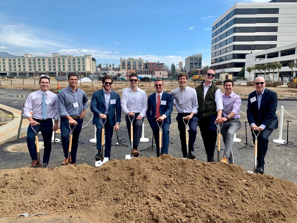 My first ever groundbreaking ceremony…clearly we didn’t have enough shovels so I had to share My first ever groundbreaking ceremony…clearly we didn’t have enough shovels so I had to share