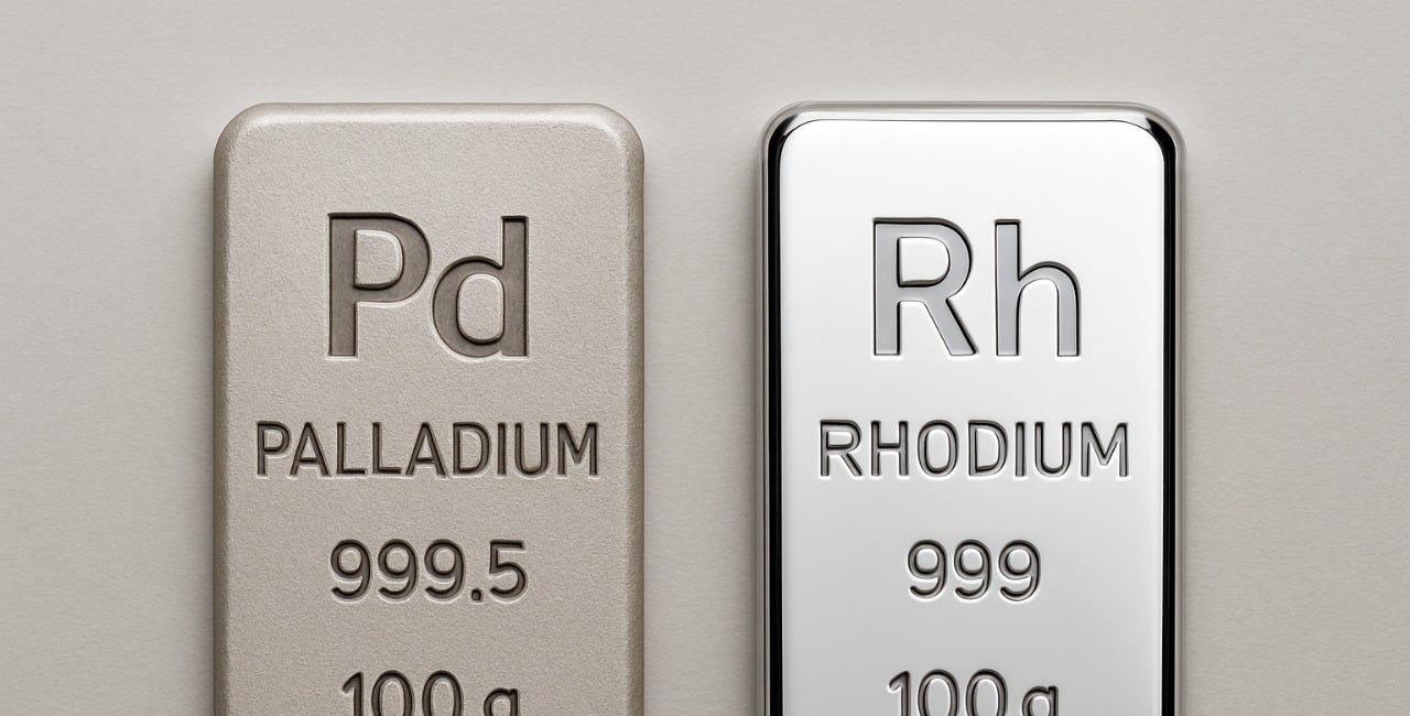 Palladium and Rhodium: From Breakout to Digestion, From Shock to Repair