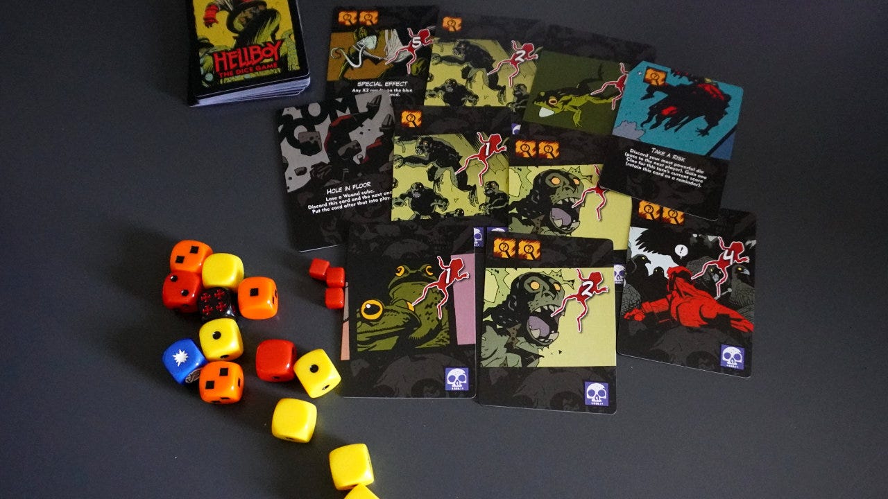 Is Hellboy: The Dice Game solvable? - Skeleton Code Machine