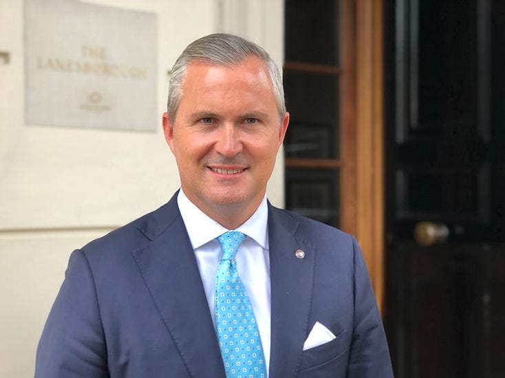 Stuart Geddes, Managing Director of the Lanesborough Stuart Geddes, Managing Director of the Lanesborough