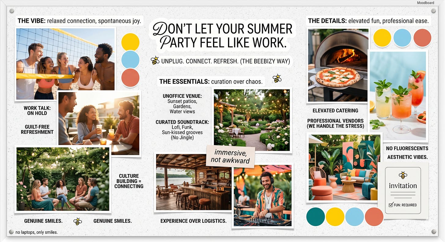 The Art of the Un-Corporate Summer Social